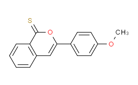 CAS No. 92964-70-0, 3-(4-Methoxyphenyl)-1H-isochromene-1-thione