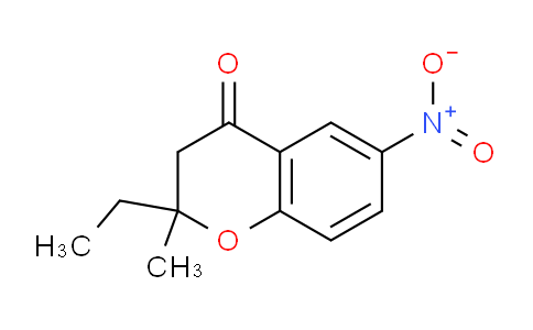 CAS No. 886363-62-8, 2-Ethyl-2-methyl-6-nitrochroman-4-one