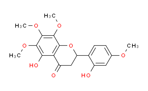 CAS No. 1933486-94-2, 5-Hydroxy-2-(2-hydroxy-4-methoxyphenyl)-6,7,8-trimethoxychroman-4-one