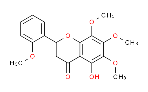CAS No. 1933486-95-3, 5-Hydroxy-6,7,8-trimethoxy-2-(2-methoxyphenyl)chroman-4-one