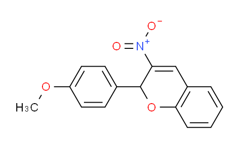 CAS No. 57544-02-2, 2-(4-Methoxyphenyl)-3-nitro-2H-chromene