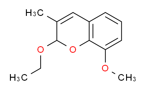 CAS No. 210549-49-8, 2-Ethoxy-8-methoxy-3-methyl-2H-chromene