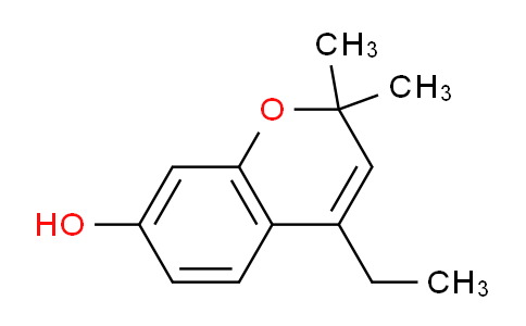 CAS No. 453593-24-3, 4-Ethyl-2,2-dimethyl-2H-chromen-7-ol
