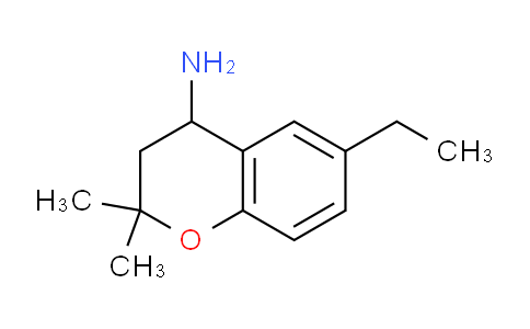 CAS No. 723239-84-7, 6-Ethyl-2,2-dimethylchroman-4-amine