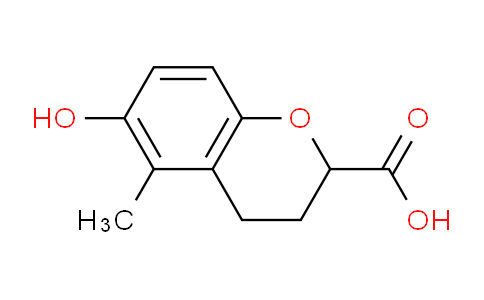 CAS No. 802915-04-4, 6-Hydroxy-5-methylchroman-2-carboxylic acid