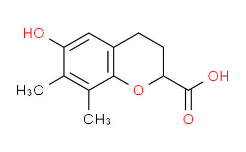 CAS No. 802915-05-5, 6-Hydroxy-7,8-dimethylchroman-2-carboxylic acid