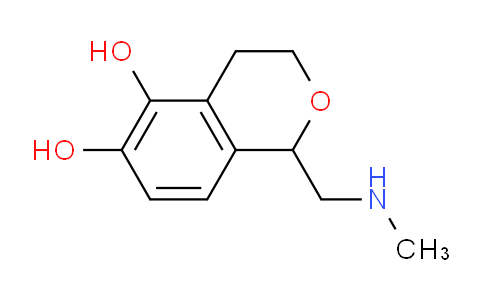 CAS No. 83694-57-9, 1-((Methylamino)methyl)isochroman-5,6-diol