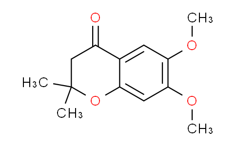 CAS No. 65383-61-1, 6,7-Dimethoxy-2,2-dimethylchroman-4-one