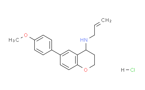 CAS No. 1207735-26-9, N-Allyl-6-(4-methoxyphenyl)chroman-4-amine hydrochloride