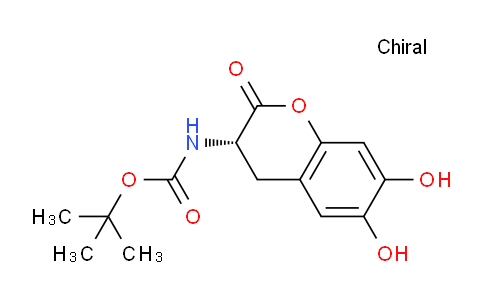 CAS No. 30033-27-3, (S)-tert-Butyl (6,7-dihydroxy-2-oxochroman-3-yl)carbamate