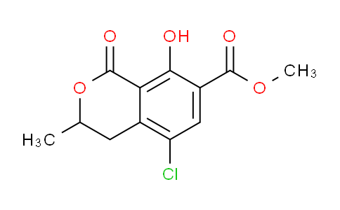 CAS No. 344348-28-3, Methyl 5-chloro-8-hydroxy-3-methyl-1-oxoisochroman-7-carboxylate