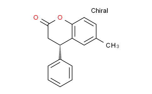 CAS No. 349547-18-8, (S)-6-Methyl-4-phenylchroman-2-one