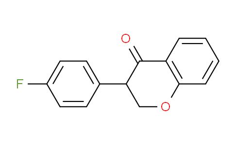 CAS No. 1143863-69-7, 3-(4-Fluorophenyl)chroman-4-one