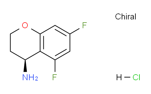 CAS No. 1956436-73-9, (S)-5,7-Difluorochroman-4-amine hydrochloride