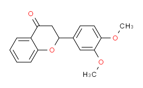 CAS No. 6344-21-4, 2-(3,4-Dimethoxyphenyl)chroman-4-one