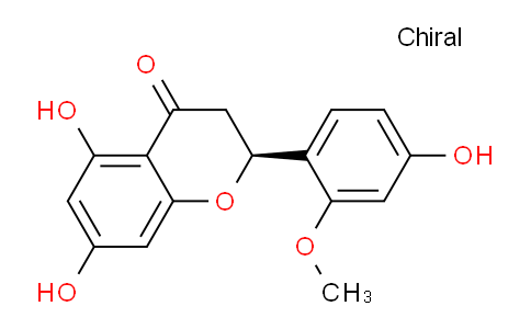 CAS No. 57462-21-2, (S)-5,7-Dihydroxy-2-(4-hydroxy-2-methoxyphenyl)chroman-4-one
