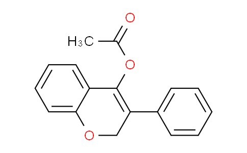 CAS No. 61698-81-5, 3-Phenyl-2H-chromen-4-yl acetate