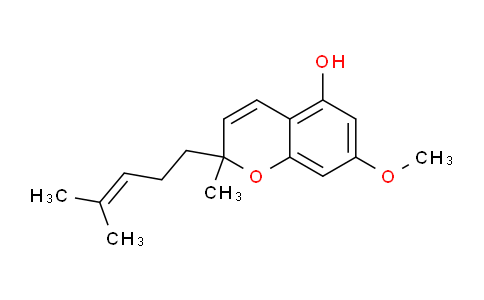 CAS No. 89462-14-6, 7-Methoxy-2-methyl-2-(4-methylpent-3-en-1-yl)-2H-chromen-5-ol