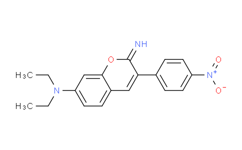 CAS No. 41602-54-4, N,N-Diethyl-2-imino-3-(4-nitrophenyl)-2H-chromen-7-amine
