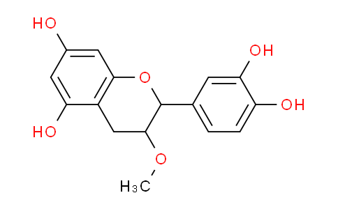 CAS No. 60383-97-3, 2-(3,4-Dihydroxyphenyl)-3-methoxychroman-5,7-diol