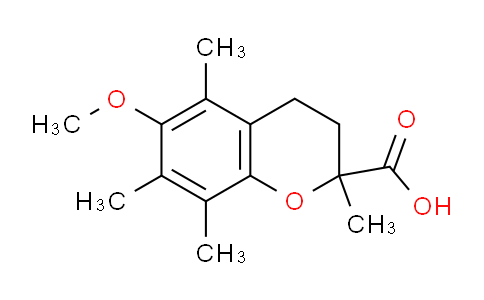 CAS No. 106461-96-5, 6-Methoxy-2,5,7,8-tetramethylchroman-2-carboxylic acid