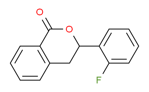 CAS No. 95217-42-8, 3-(2-Fluorophenyl)isochroman-1-one