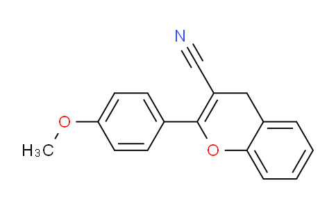 CAS No. 62644-84-2, 2-(4-Methoxyphenyl)-4H-chromene-3-carbonitrile