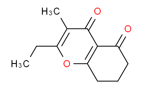 CAS No. 140171-36-4, 2-Ethyl-3-methyl-7,8-dihydro-4H-chromene-4,5(6H)-dione