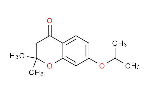 CAS No. 120046-15-3, 7-Isopropoxy-2,2-dimethylchroman-4-one