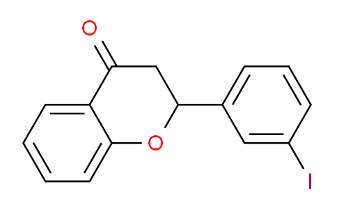 CAS No. 644973-68-2, 2-(3-Iodophenyl)chroman-4-one
