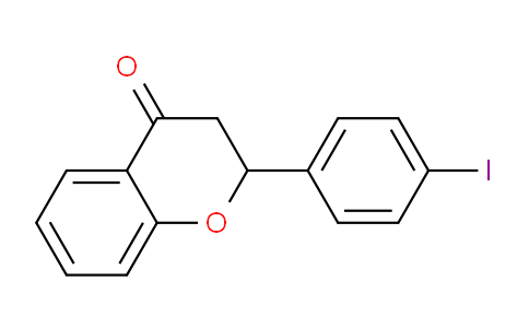 CAS No. 71906-91-7, 2-(4-Iodophenyl)chroman-4-one