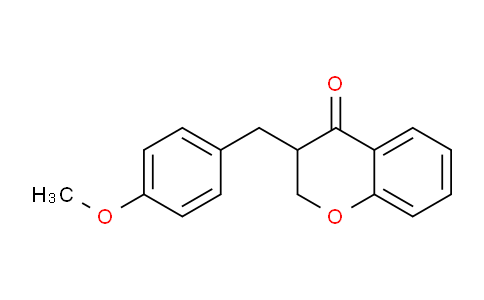 CAS No. 84289-40-7, 3-(4-Methoxybenzyl)chroman-4-one