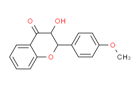 CAS No. 6515-31-7, 3-Hydroxy-2-(4-methoxyphenyl)chroman-4-one