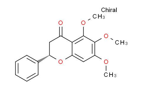 CAS No. 78548-22-8, (S)-5,6,7-Trimethoxy-2-phenylchroman-4-one