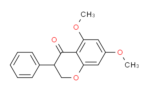 CAS No. 26200-06-6, 5,7-Dimethoxy-3-phenylchroman-4-one