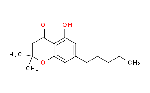CAS No. 16849-51-7, 5-Hydroxy-2,2-dimethyl-7-pentylchroman-4-one