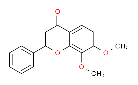 CAS No. 73413-67-9, 7,8-Dimethoxy-2-phenylchroman-4-one