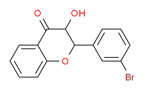 CAS No. 644973-50-2, 2-(3-Bromophenyl)-3-hydroxychroman-4-one