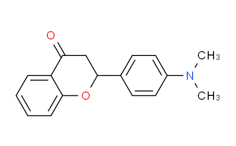 CAS No. 77038-22-3, 2-(4-(Dimethylamino)phenyl)chroman-4-one
