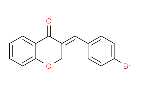 CAS No. 74074-04-7, 3-(4-Bromobenzylidene)chroman-4-one