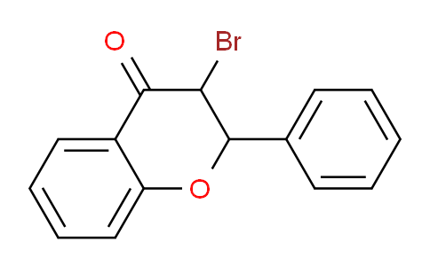 CAS No. 75630-64-7, 3-Bromo-2-phenylchroman-4-one