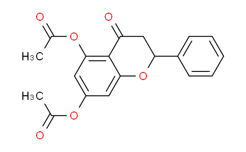 CAS No. 163016-57-7, 4-Oxo-2-phenylchroman-5,7-diyl diacetate