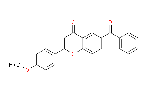CAS No. 102145-65-3, 6-Benzoyl-2-(4-methoxyphenyl)chroman-4-one