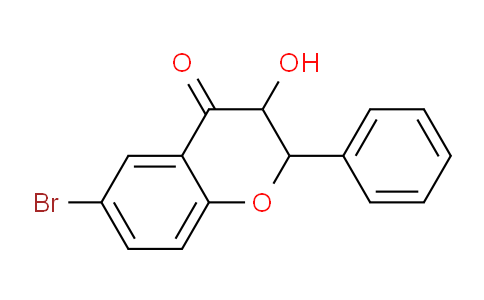 CAS No. 644973-52-4, 6-Bromo-3-hydroxy-2-phenylchroman-4-one