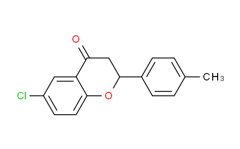 CAS No. 26029-22-1, 6-Chloro-2-(p-tolyl)chroman-4-one