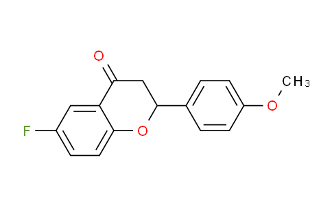 CAS No. 845-12-5, 6-Fluoro-2-(4-methoxyphenyl)chroman-4-one