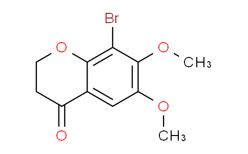 CAS No. 918300-43-3, 8-Bromo-6,7-dimethoxychroman-4-one