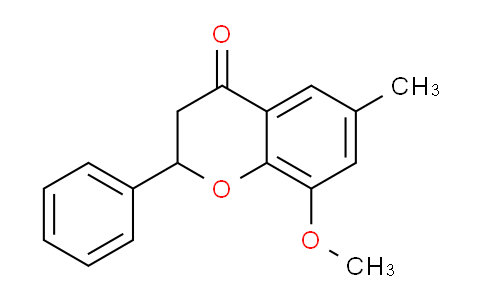 CAS No. 5461-99-4, 8-Methoxy-6-methyl-2-phenylchroman-4-one