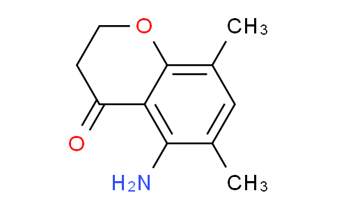 CAS No. 78105-22-3, 5-Amino-6,8-dimethylchroman-4-one