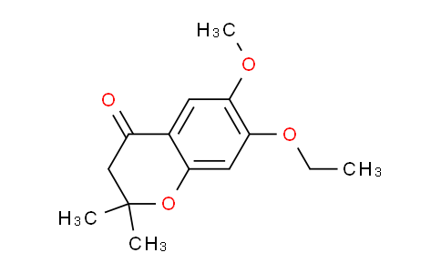 CAS No. 65383-62-2, 7-Ethoxy-6-methoxy-2,2-dimethylchroman-4-one